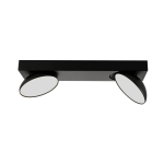 Italux Castelio Reflektor/Spot czarny 2xLED 10W 4000K SPL-31976-2B-BK