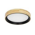 Italux Campelo Plafon Drewniany, czarny 1xLED 25W 4000K PLF-4350-25W-WD-BK-4K