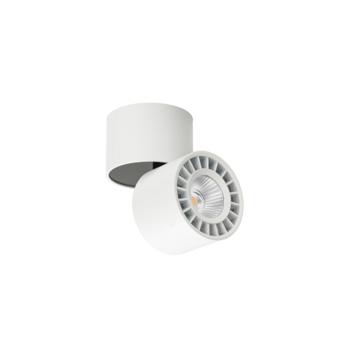 Italux Herios Natynkowa Biały, czarny 1xLED 12W 3000K CLN-97018-12W-L-3K