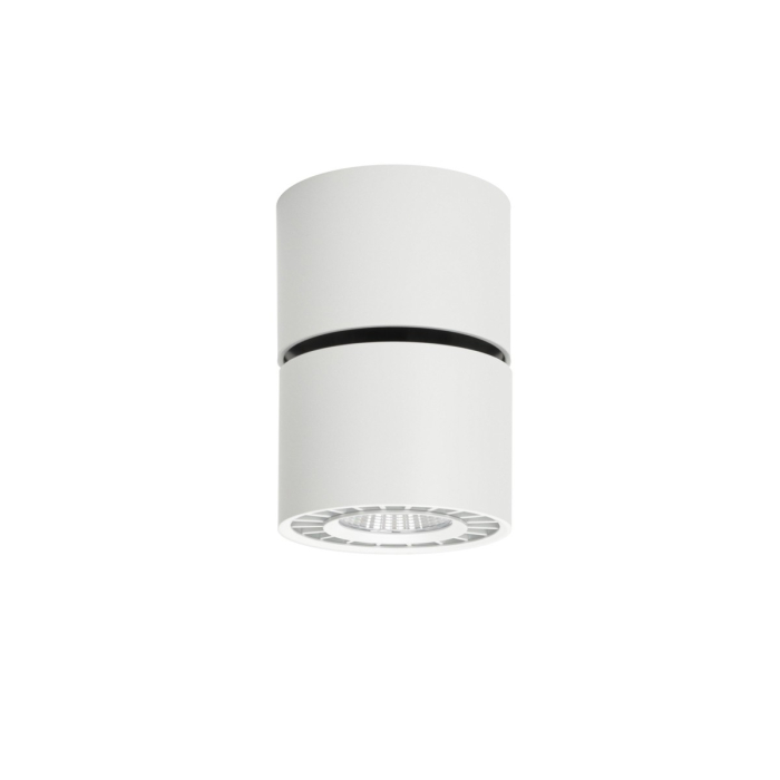 Italux Herios Natynkowa Biały, czarny 1xLED 12W 3000K CLN-97018-12W-L-3K