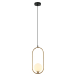 Italux Lupus Wisząca Brąz antyczny, biały 1xG9 25W PND-3965-1-BRO