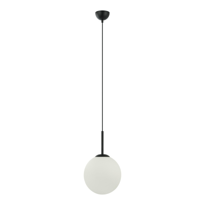 Italux Deore Wisząca Czarny, biały 1xE27 40W PND-5578-1M-BK
