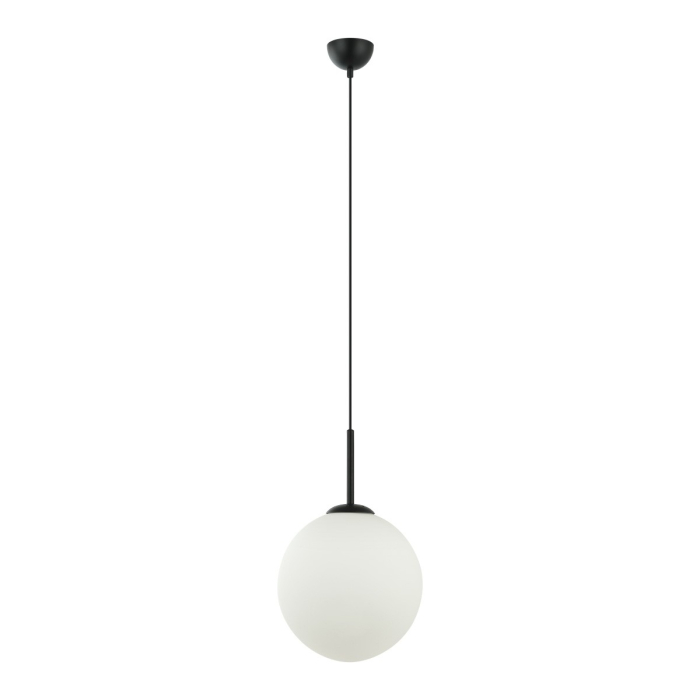 Italux Deore Wisząca Czarny, biały 1xE27 40W PND-5578-1L-BK