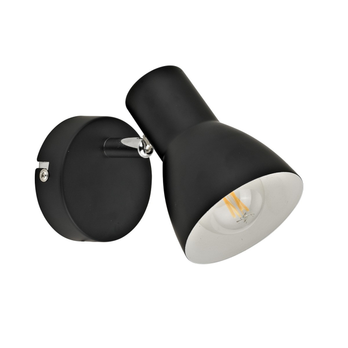 Italux Riado Reflektor/Spot Czarny 1xE14 40W SPL-3422-1-BL