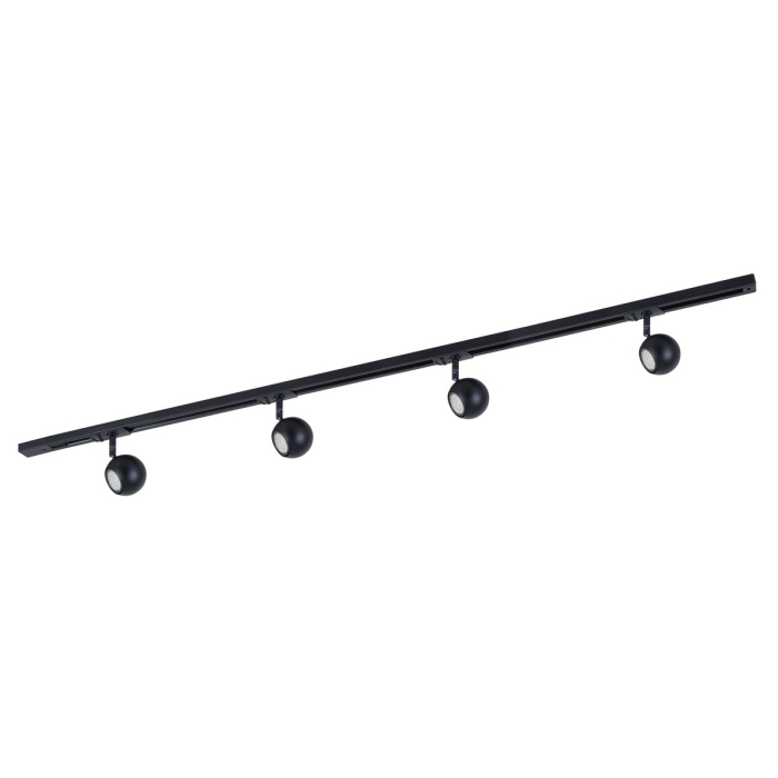 Italux Marvi TR Blake Szynoprzewody - zestawy Czarny 4xGU10 40W 920421-4-BL-SET
