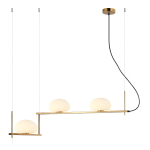 Italux Kernio Wisząca Mosiężny 3xG9 25W PND-357783-BRO+W