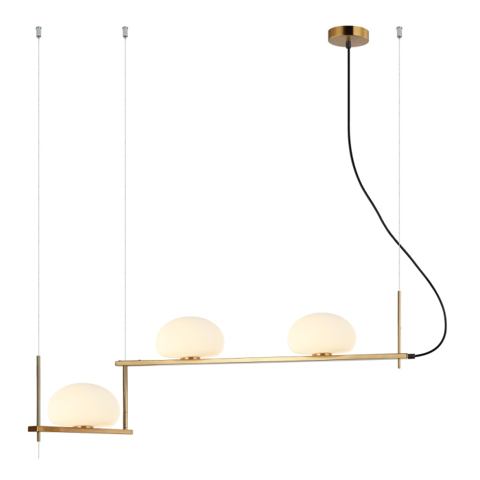Italux Kernio Wisząca Mosiężny 3xG9 25W PND-357783-BRO+W