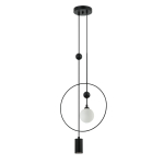 Italux Trosti Wisząca Czarny 2xG9, GU10 GU10 35W + G9 25W PND-428892-BK