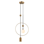 Italux Trosti Wisząca Mosiężny 2xG9, GU10 GU10 35W + G9 25W PND-428892-BRO