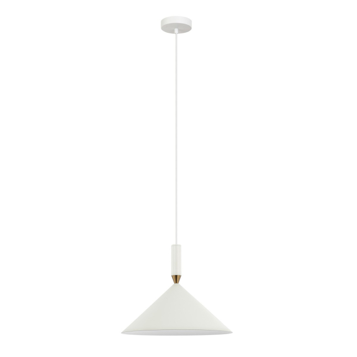Italux Drello Wisząca Biały 1xE27 40W PND-541101-W