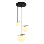 Italux Merseta Wisząca Brąz antyczny 3xE14, G9 E14 40W + G9 25W PND-463323A-BRO+W