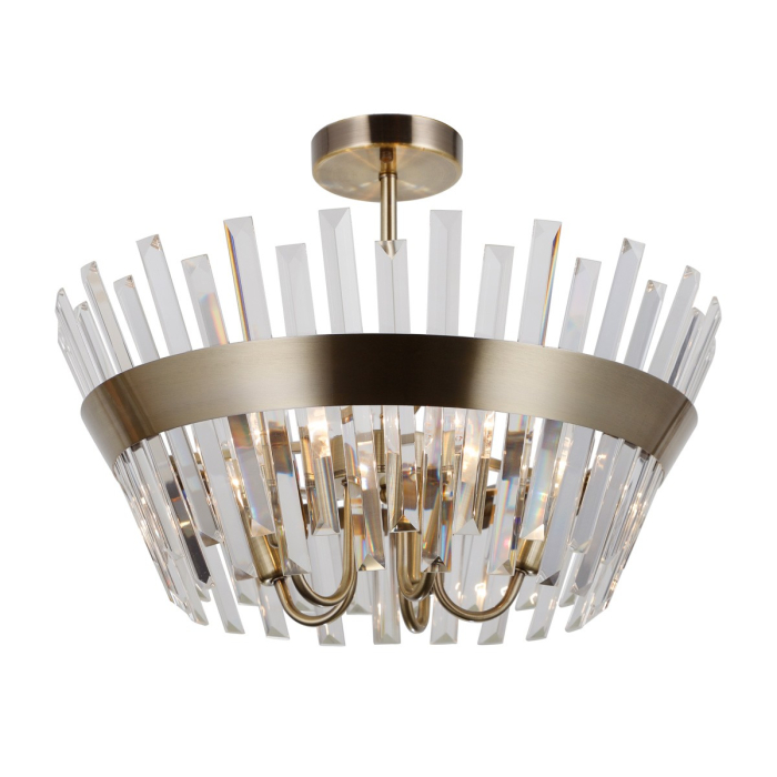 Italux Altoya Wisząca Brąz antyczny 5xE14 40W PND-22450-5-ABR