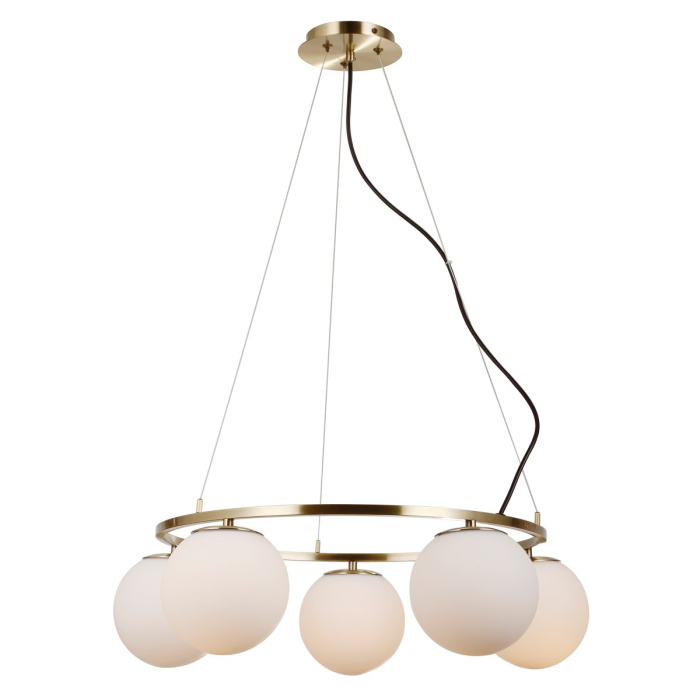 Italux Larosa Wisząca Brąz antyczny 5xE27 5W PND-33453-5-ABR