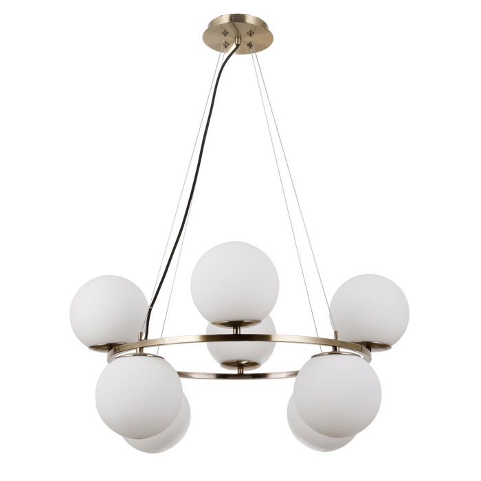 Italux Larosa Wisząca Brąz antyczny 8xE27 5W PND-33453-4-4-ABR