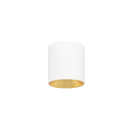 Italux Altisma Natynkowa Biały mat, złoty wewnątrz 1xLED 10W 3000K CLN-6677-75-WH-GD-3K