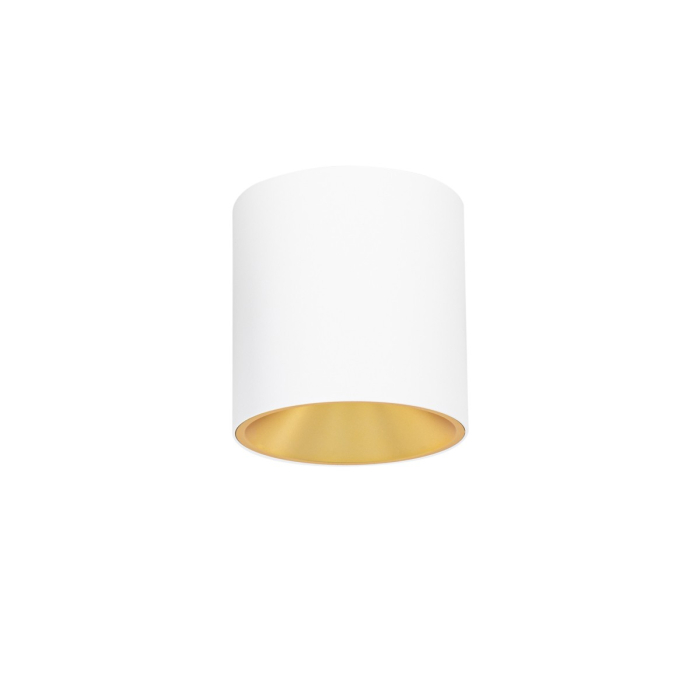 Italux Altisma Natynkowa Biały mat, złoty wewnątrz 1xLED 15W 3000K CLN-6677-95-WH-GD-3K