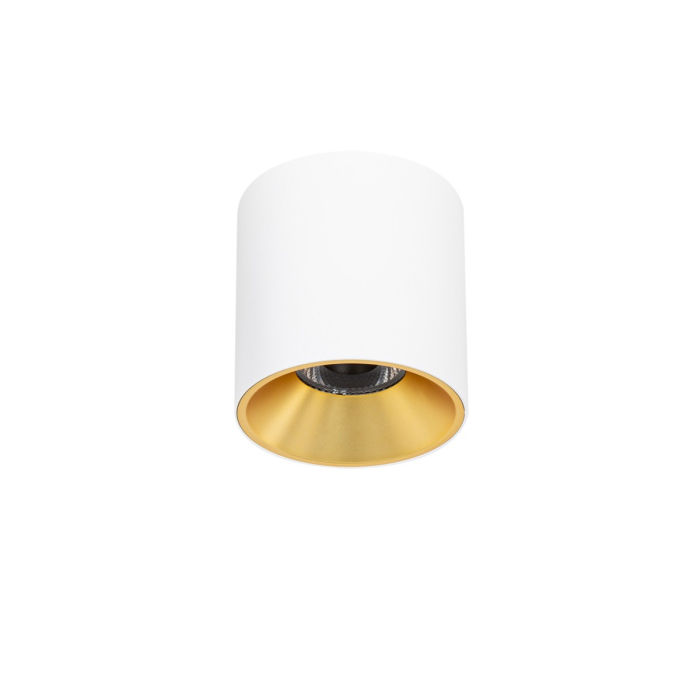 Italux Altisma Natynkowa Biały mat, złoty wewnątrz 1xLED 15W 3000K CLN-6677-95-WH-GD-3K
