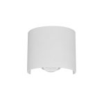 Italux Ortelo Zewnętrzna Ścienna Biały piaskowany IP54 2xLED 2W 3000K OWL-6650-1-WH-3K