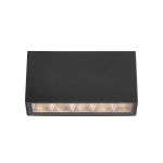 Italux Forli 3K Zewnętrzna Natynkowa Czarny piaskowany IP54 5xLED 5W 3000K OWL-2015-3K