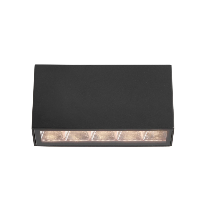 Italux Forli 4K Zewnętrzna Natynkowa Czarny piaskowany IP54 5xLED 5W 4000K OWL-2015-4K