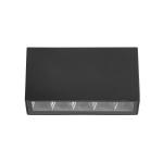 Italux Forli 4K Zewnętrzna Natynkowa Czarny piaskowany IP54 5xLED 5W 4000K OWL-2015-4K