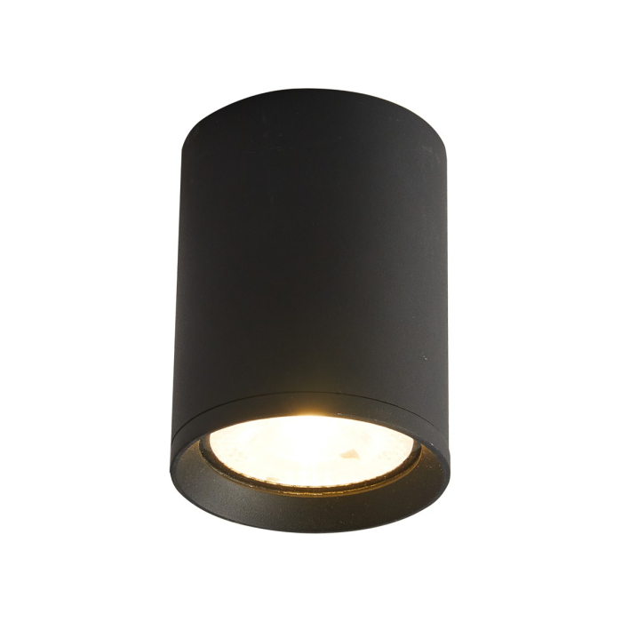 Italux Cervia 3K Zewnętrzna Natynkowa Czarny piaskowany IP54 1xLED 9W 3000K OPN-2003-3K
