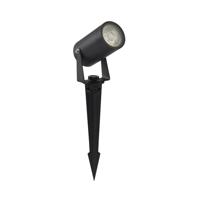 Italux Urbino Zewnętrzna Gruntowa Czarny piaskowany IP65 1xGU10 20W OSPL-7125-GU10