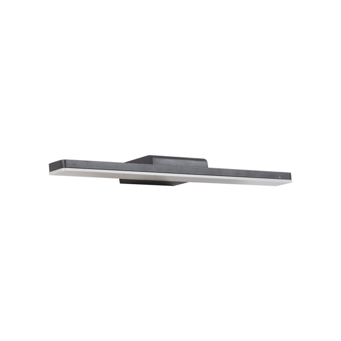 Italux Malene 3K Zewnętrzna Ścienna Czarny piaskowany IP44 1xLED 12W 3000K OWL-6001-3K