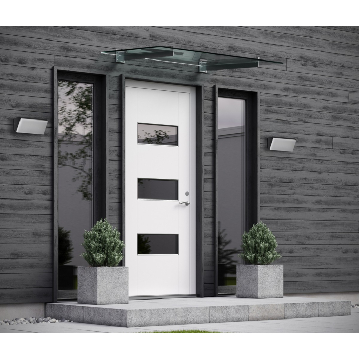 Italux Nave 3K Zewnętrzna Ścienna Czarny piaskowany IP65 1xLED 10W 3000K OWL-7032-3K
