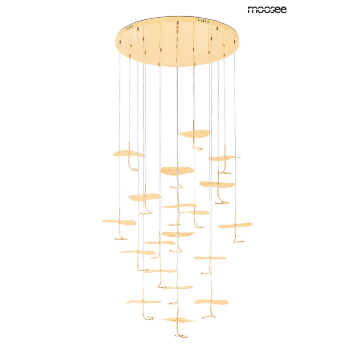MOOSEE lampa wisząca LEAFS DISC złota (MSE1501100168)