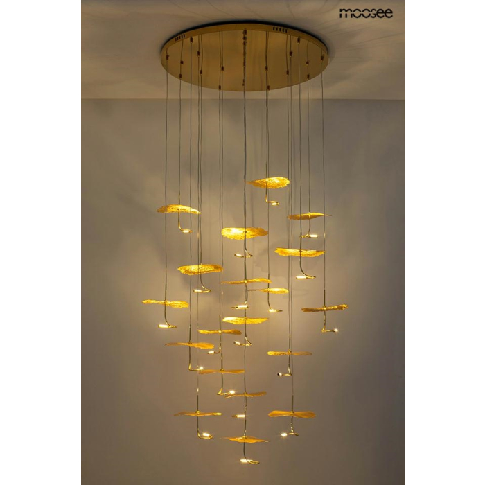 MOOSEE lampa wisząca LEAFS DISC złota (MSE1501100168)