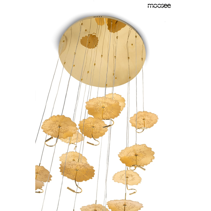 MOOSEE lampa wisząca LEAFS DISC złota (MSE1501100168)