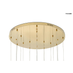 MOOSEE lampa wisząca LEAFS DISC złota (MSE1501100168)