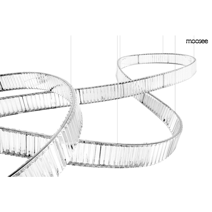 MOOSEE lampa wisząca WAVE 380 chrom (MSE1501100200)
