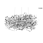 MOOSEE lampa wisząca MONETE 60 chrom (MSE1501100175)