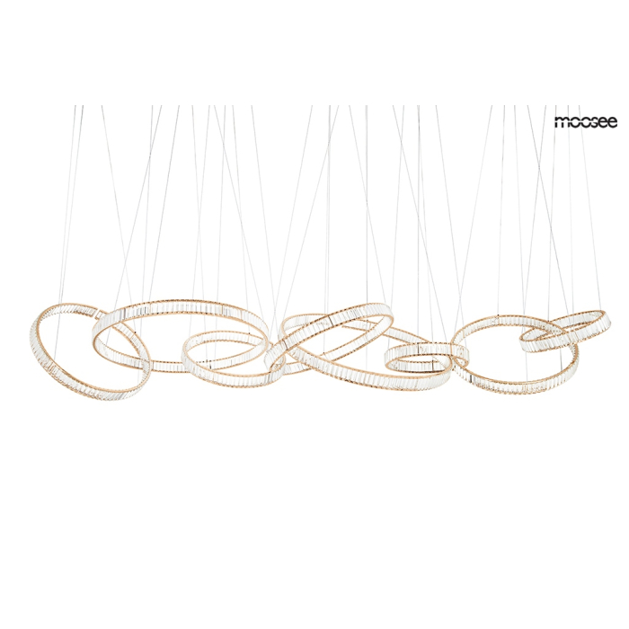 MOOSEE lampa wisząca LIBERTY LINE 8 złota (MSE1501100191)