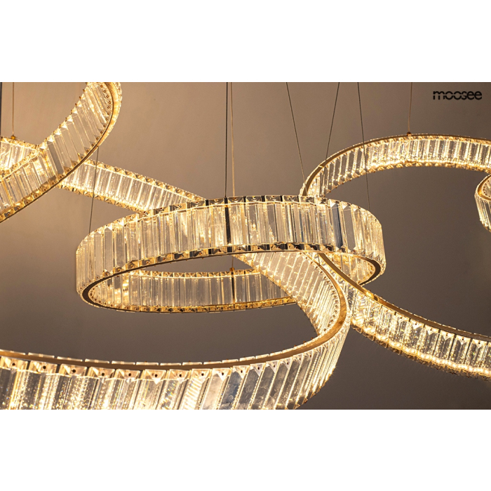 MOOSEE lampa wisząca LIBERTY LINE 8 złota (MSE1501100191)