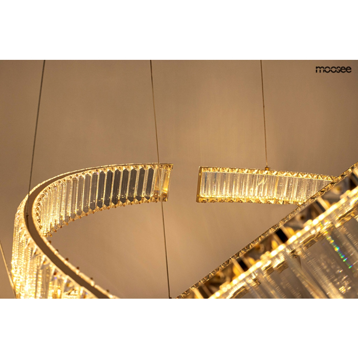 MOOSEE lampa wisząca LIBERTY LINE 8 złota (MSE1501100191)