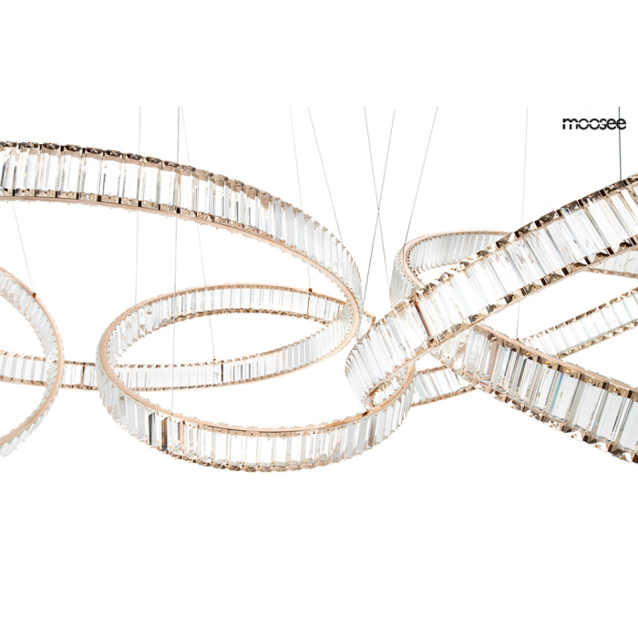 MOOSEE lampa wisząca LIBERTY LINE 8 złota (MSE1501100191)