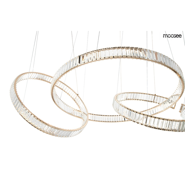 MOOSEE lampa wisząca LIBERTY LINE 8 złota (MSE1501100191)