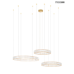 MOOSEE lampa wisząca LIBERTY 3A złota (MSE1501100189)