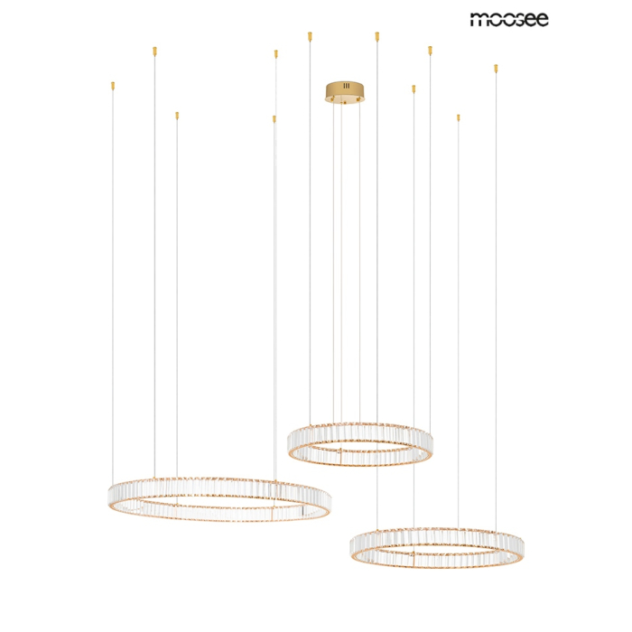 MOOSEE lampa wisząca LIBERTY 3A złota (MSE1501100189)