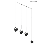 MOOSEE lampa ścienna FLAT 3 czarna (MSE010100385)