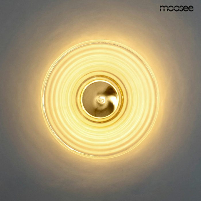 MOOSEE lampa ścienna ONDA złota (MSE1501100146)