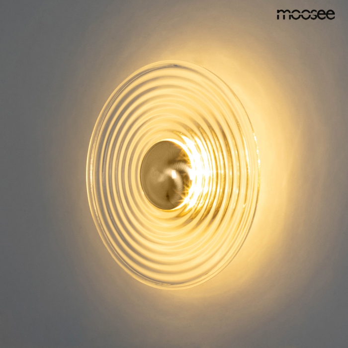 MOOSEE lampa ścienna ONDA złota (MSE1501100146)