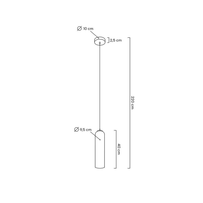 MOOSEE lampa wisząca SLACK biała (MSE1501100143)
