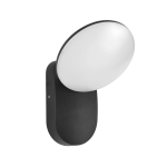 Italux Monti 4K Zewnętrzna Ścienna Czarny piaskowany IP54 1xLED 7W 4000K OWL-6214-4K