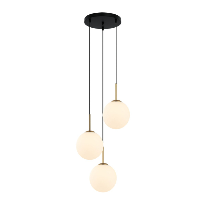 Italux Deore Wisząca Brąz antyczny 3xE27 40W PND-5578-3S-BRO-BK