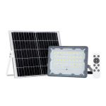 Italux Tiara Solarna Szary IP65 1xLED 100W 4000K SLR-21387-100W