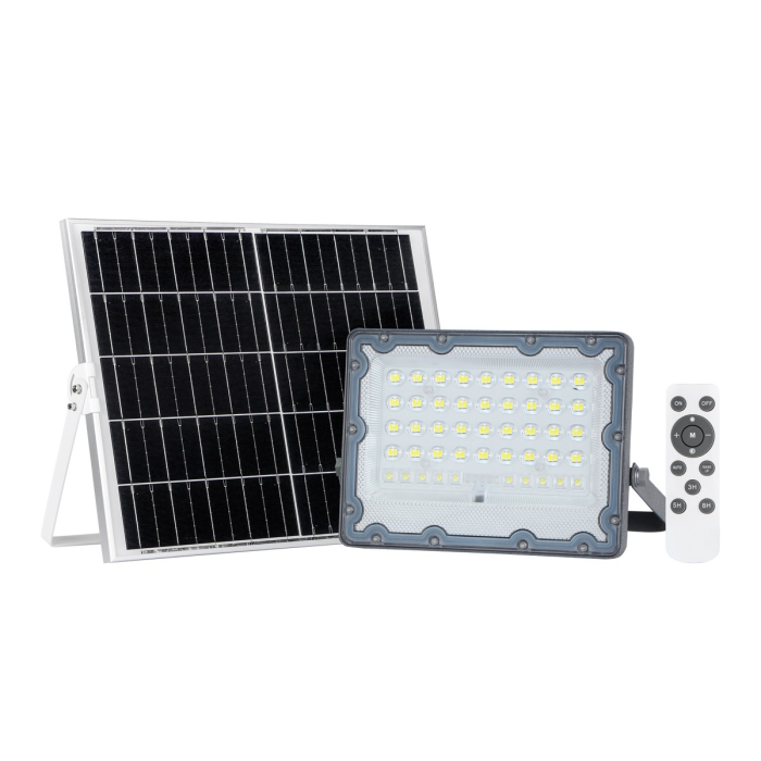 Italux Tiara Solarna Szary IP65 1xLED 100W 4000K SLR-21387-100W